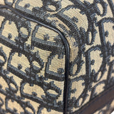 Christian Dior Canvas Monogram Trotter Mini Boston Hand Bag