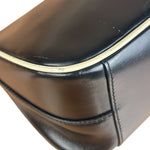 Prada Vintage Black Leather Pochette