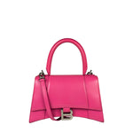 Balenciaga Pink Leather Hourglass Two-Way Bag