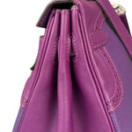 Hermes Kelly 35 Purple Ghillies Swift Togo Leather Handbag 2015