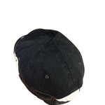 Balenciaga Diagonal Embroidered Logo Cap Black