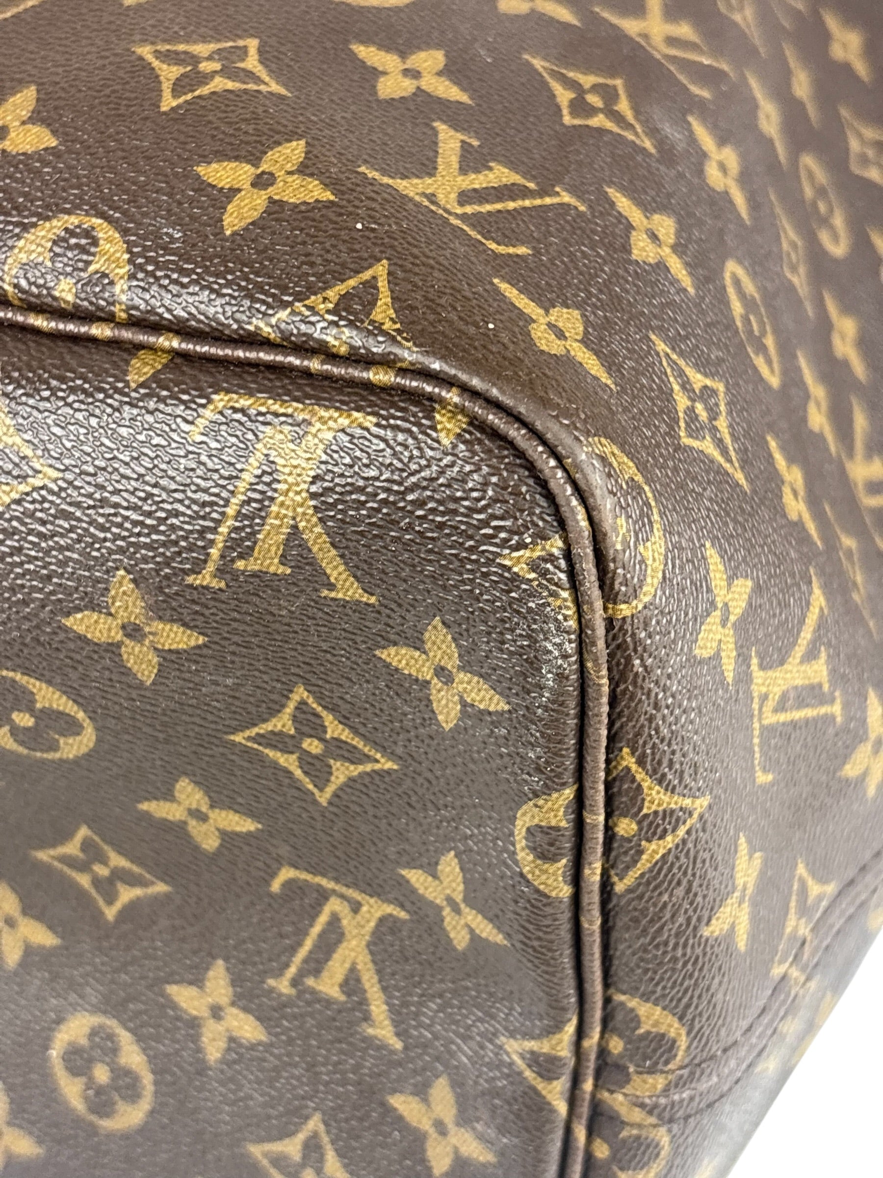 Louis Vuitton Dark Brown Canvas Monogram Neverfull Shoulder Bag PM