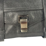 Proenza Schouler Black Leather PS1 Clutch
