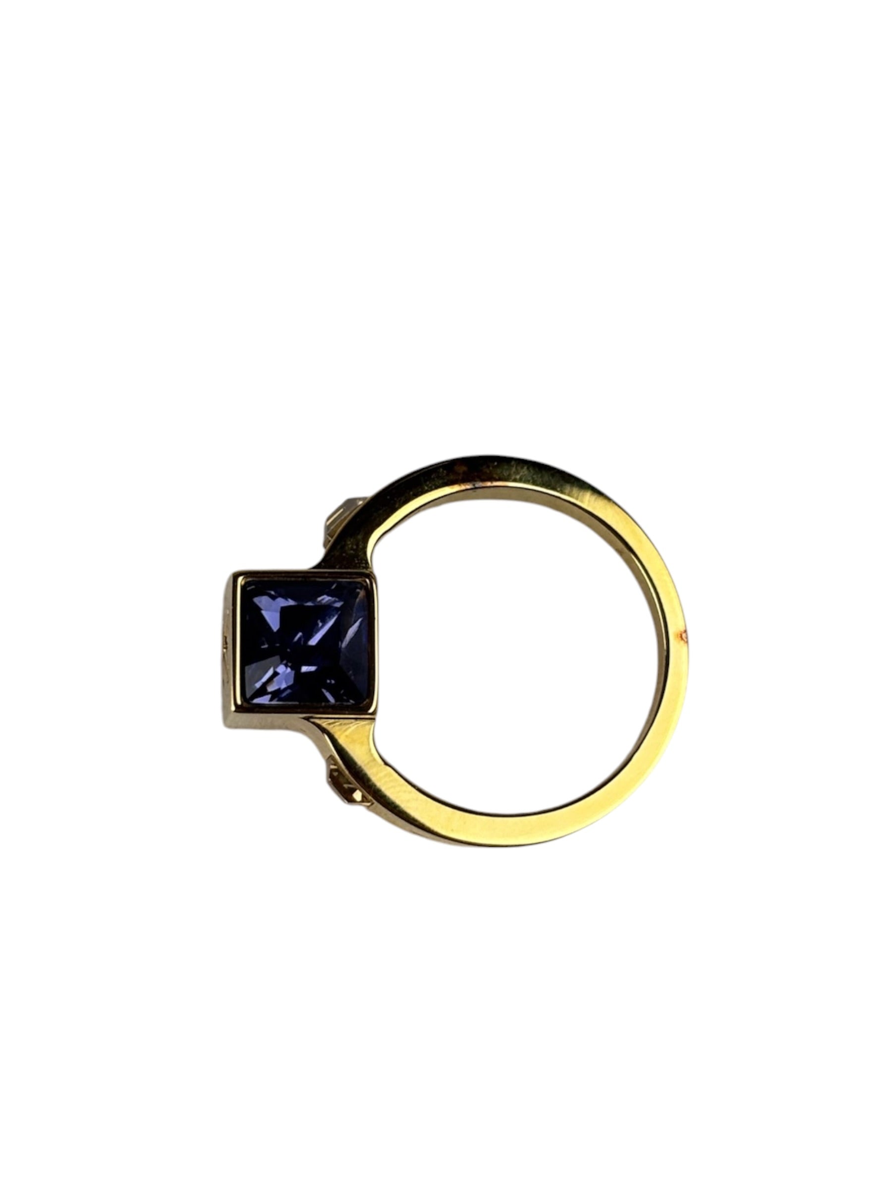 Louis Vuitton Gold-Toned Gamble Ring