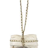 Chanel White Quilted Leather Midnight Swim Baluchon Clutch 2012