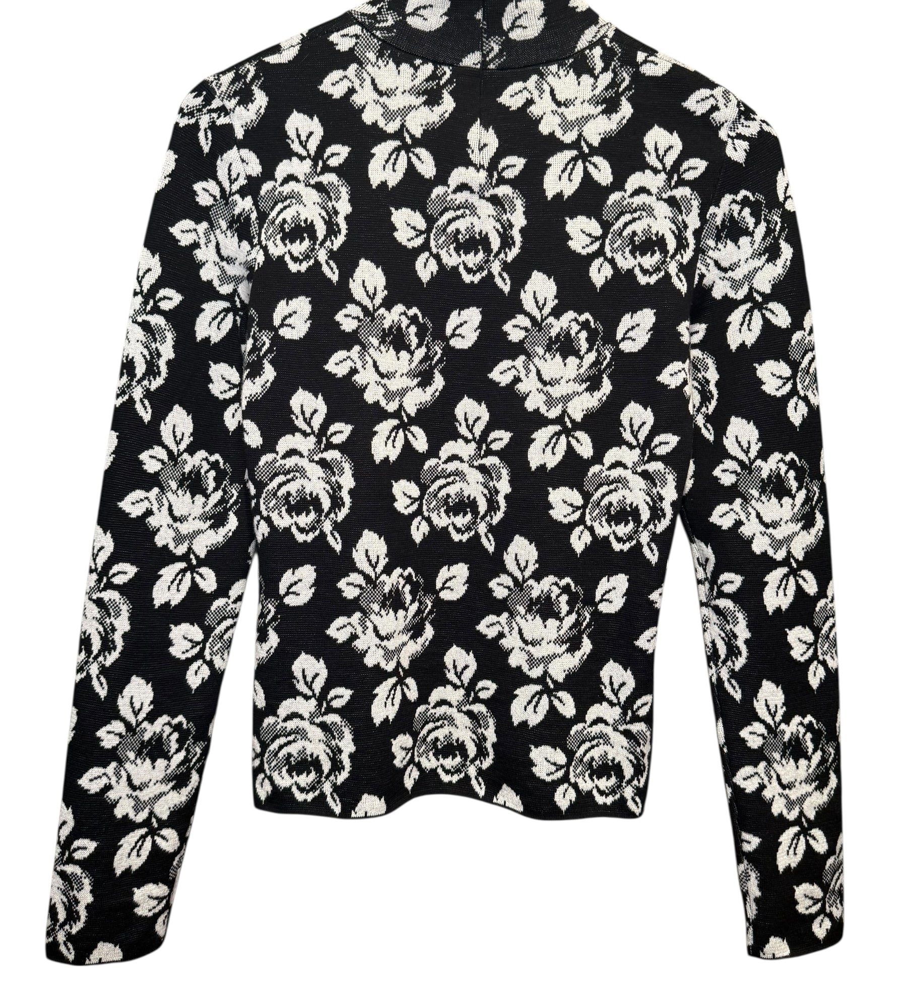 Balenciaga Floral Turtleneck Sweater