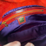 Fendi Baguette Red Suede