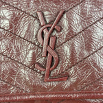 YSL Maroon Leather M Niki Shoulder Bag