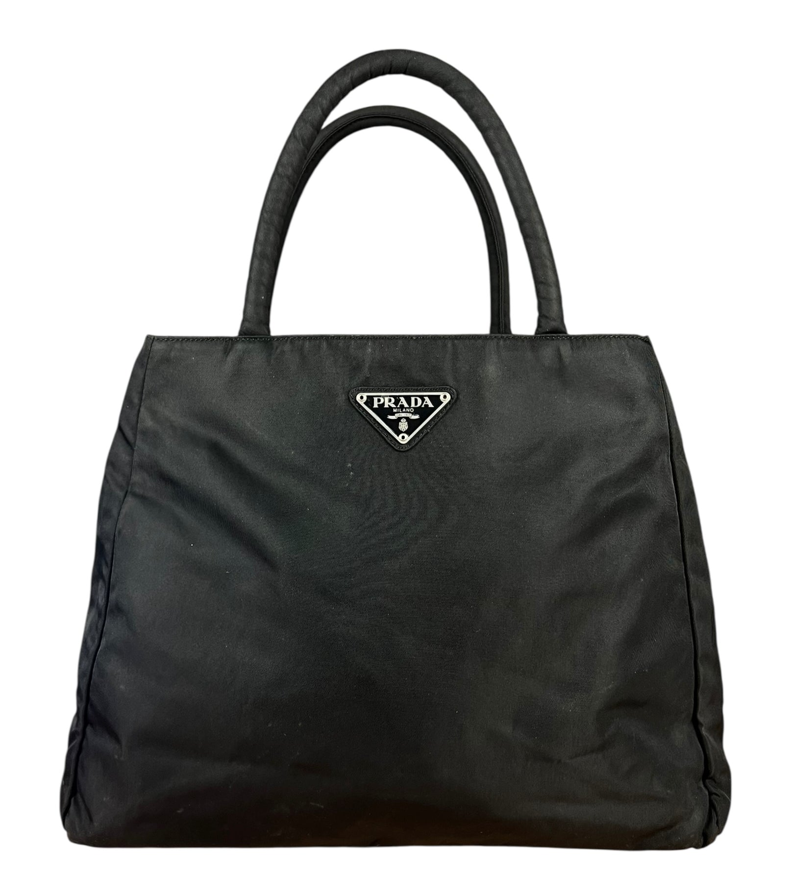 Prada Black Nylon Handbag