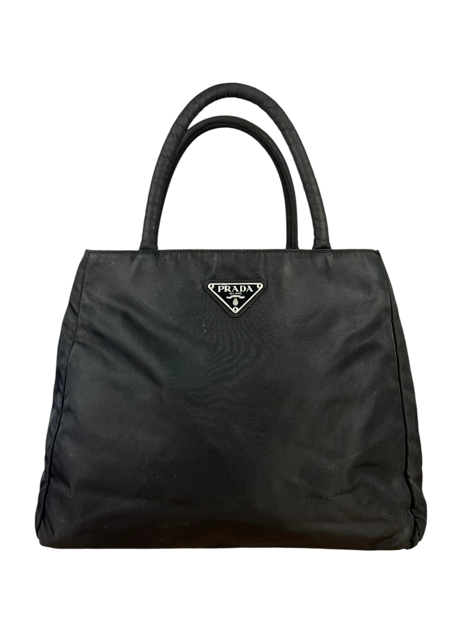 Prada Black Nylon Handbag