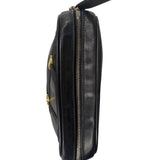 Ferragamo Black Leather Crossbody Bag
