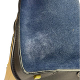 Celine Calfskin Leather/Suede Tri-Color Luggage Tote Bag