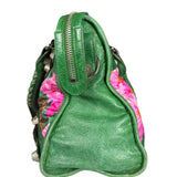 Balenicaga Floral Print Le City Bag
