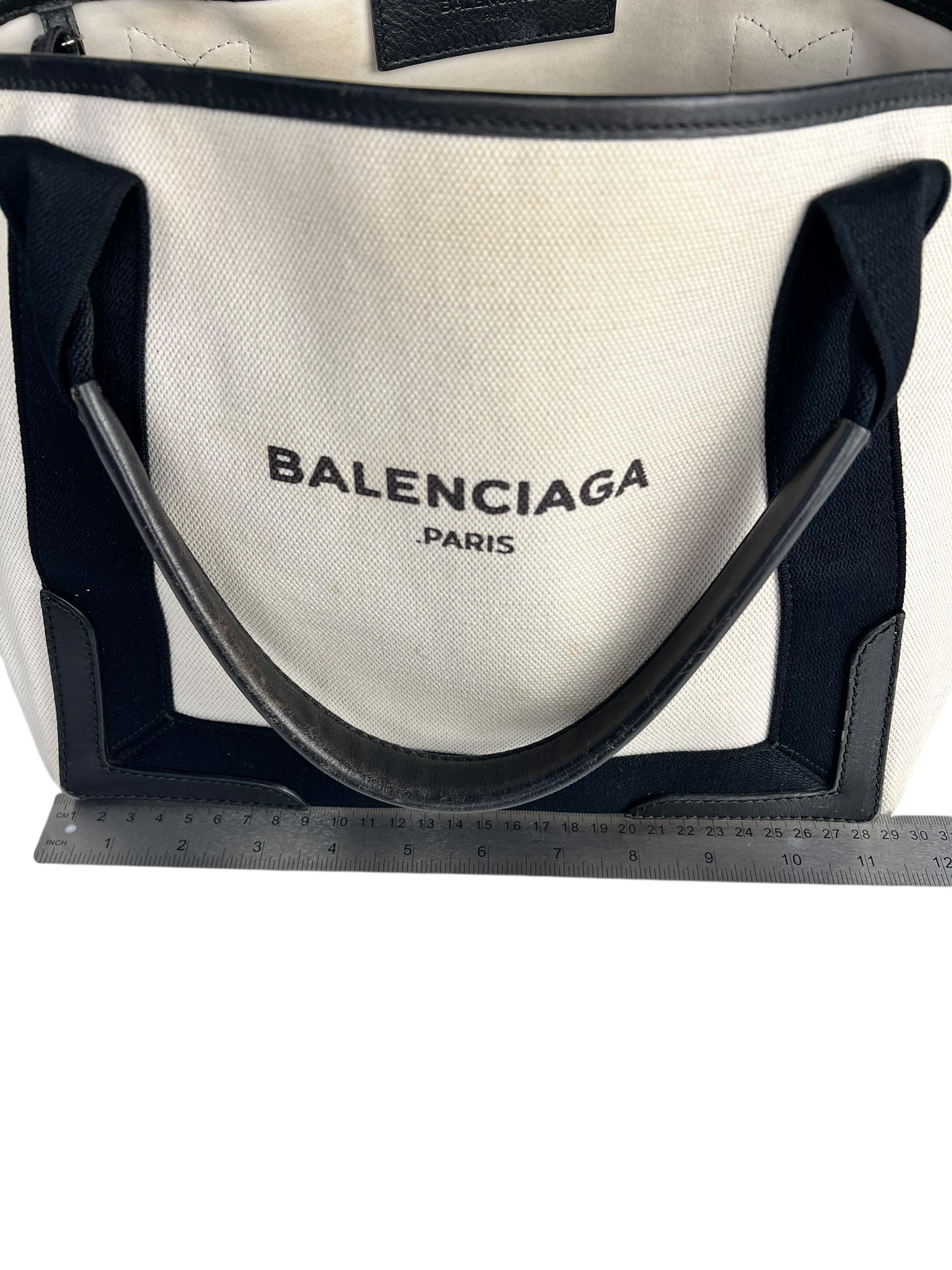 Balenciaga Black Cabas Tote Bag