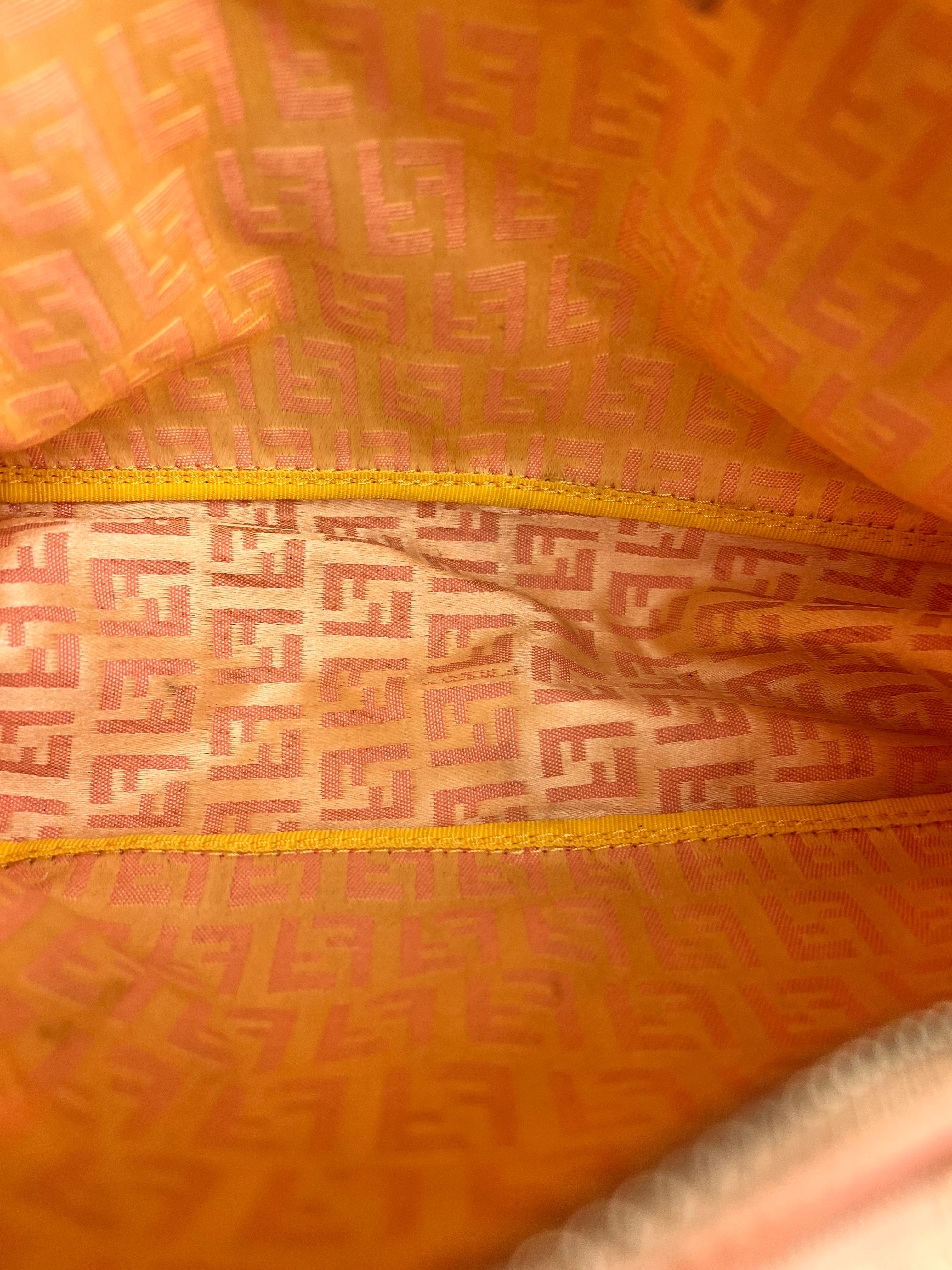 Fendi Vintage Pink Zucca Pochette