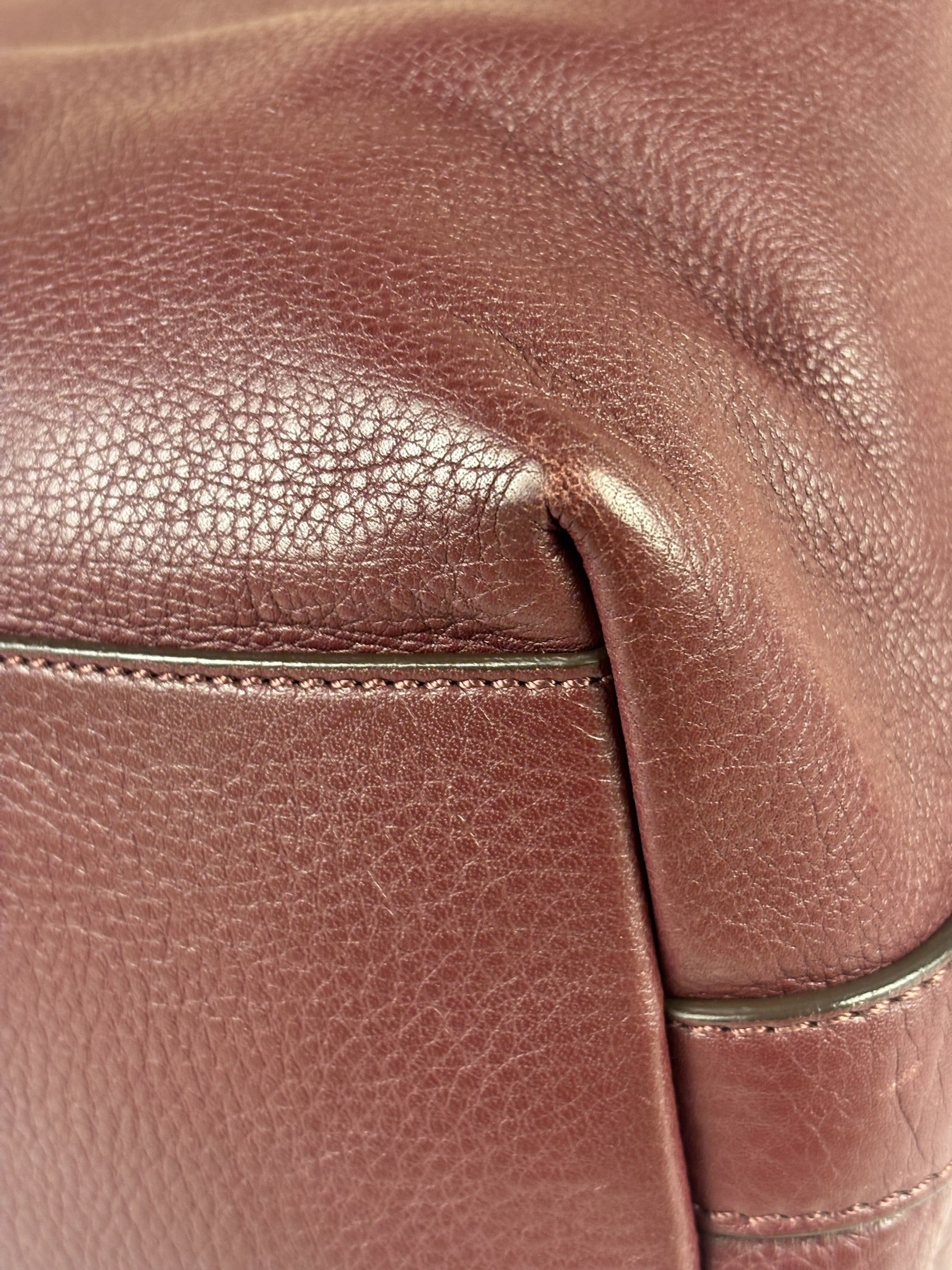Givenchy Nightingale Burgundy Leather Two-Way Bag