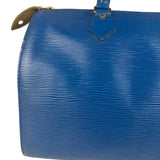 Louis Vuitton Blue Epi Leather Speedy 30