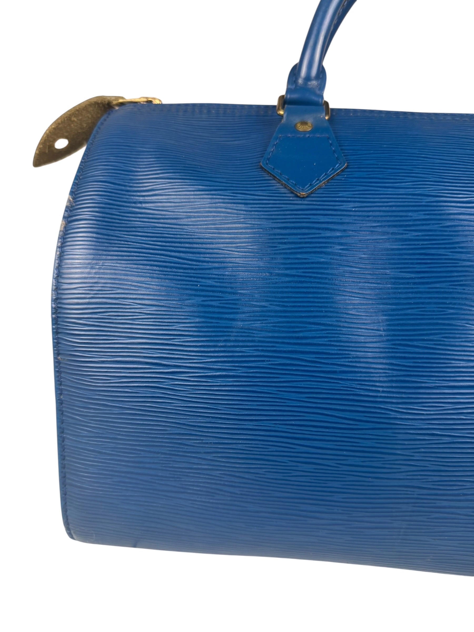 Louis Vuitton Blue Epi Leather Speedy 30