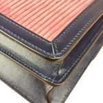 Gucci Pink Leather Trim Dionysus Corduroy Shoulder Bag