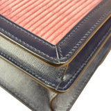 Gucci Pink Leather Trim Dionysus Corduroy Shoulder Bag