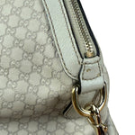 Gucci Vintage Beige Leather GG 2Way Bag