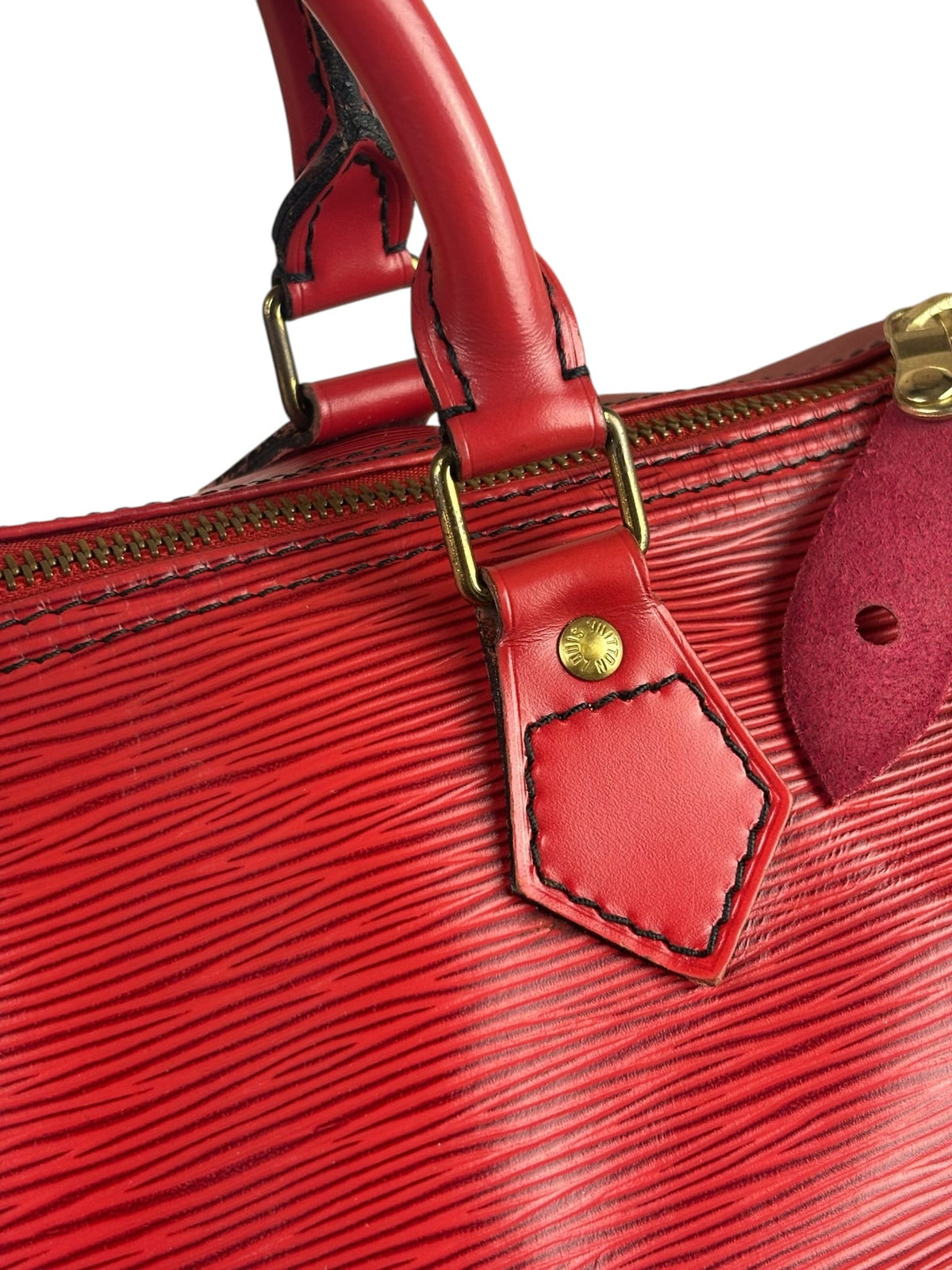 Louis Vuitton Red Epi Leather Speedy 30