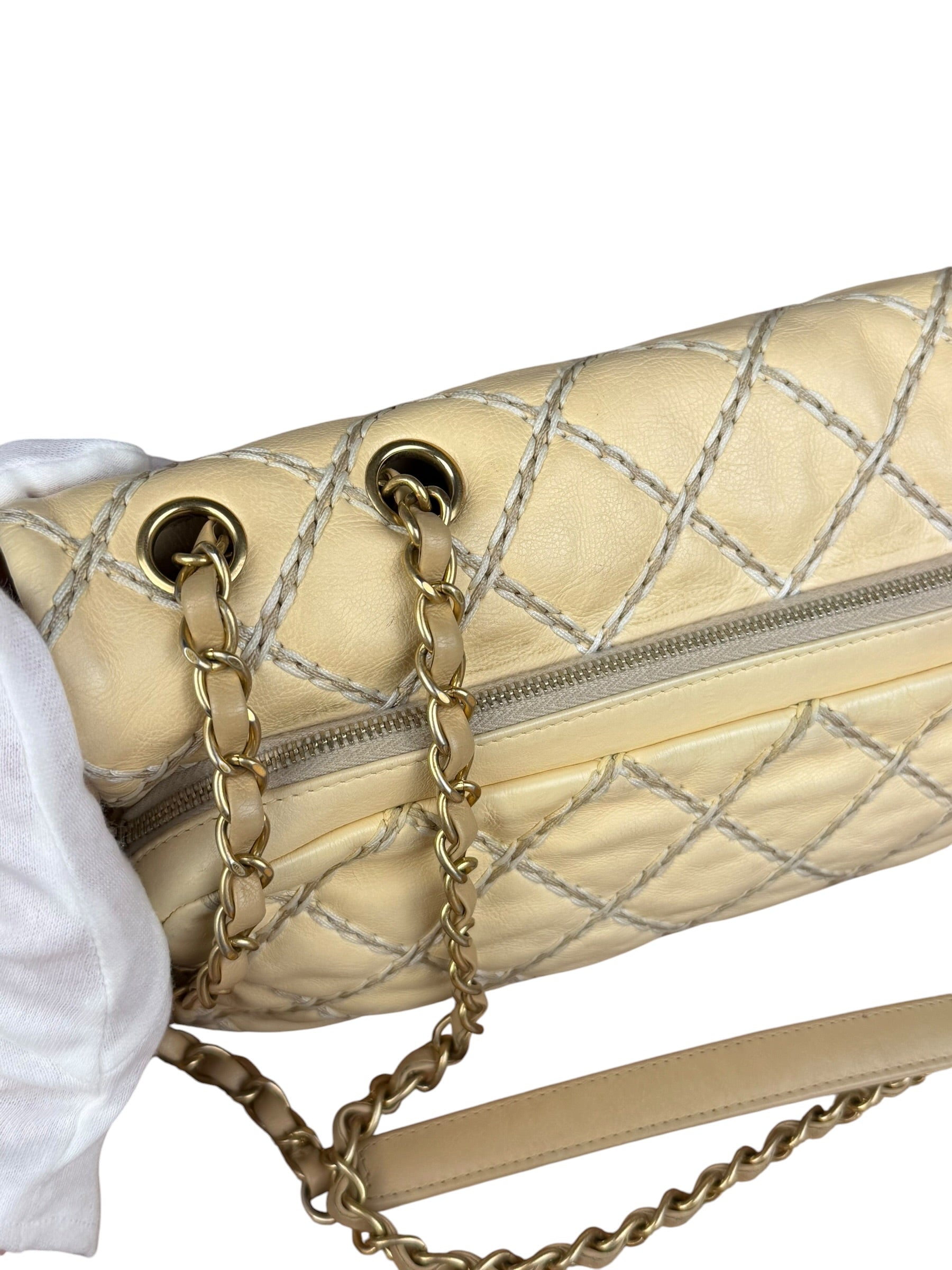 Chanel Beige Ultimate Stitch Flap 2014