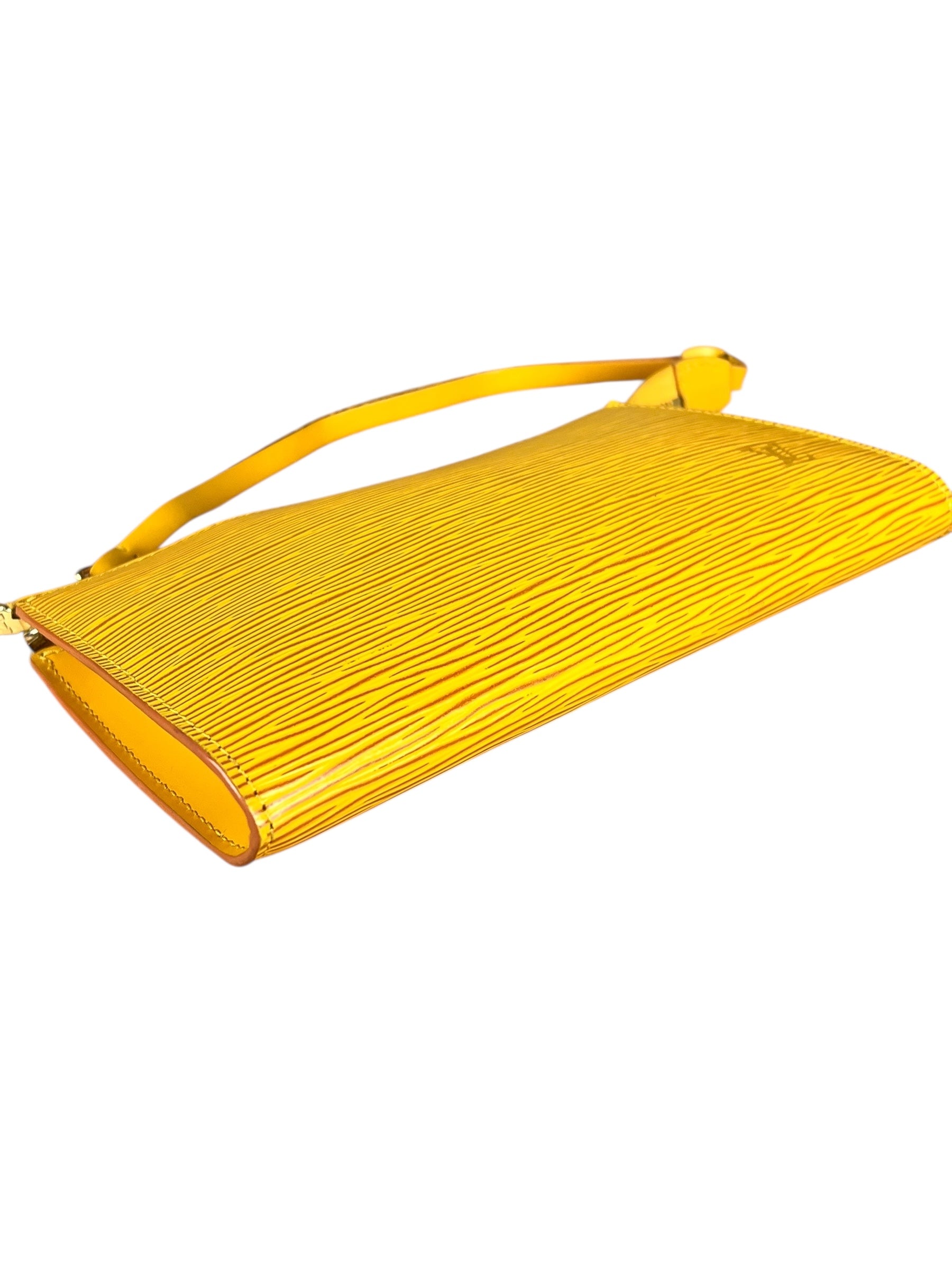 Louis Vuitton Epi Leather Pochette Yellow