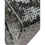 Chanel Silver Sequin East/West Flap Bag 2006