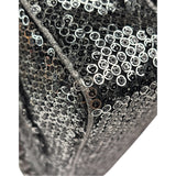 Chanel Silver Sequin East/West Flap Bag 2006