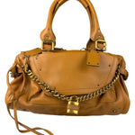 Chloe Tan Brown Leather Paddington Shoulder Bag