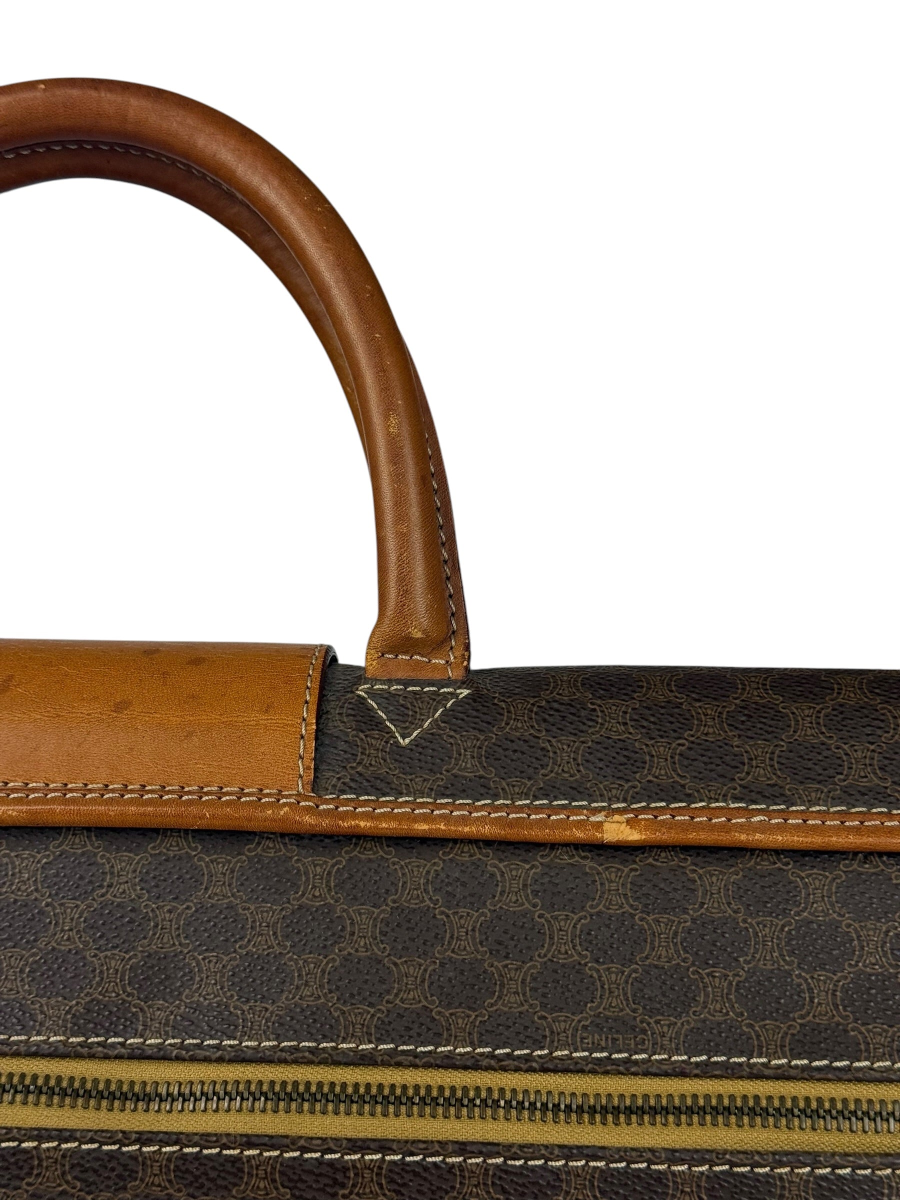 Celine Vintage Macadam Travel Bag