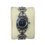 Gucci 6100L Black Dial Horse Bit Link Watch