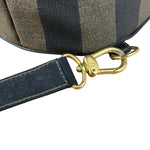 Fendi Vintage Pequin Stripped Sling Bag
