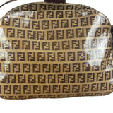 Fendi Vintage FF Canvas PVC Baguette