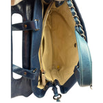 Chanel Blue Quilted Calfskin Large Convertible Boy Two-Way Bag 2012