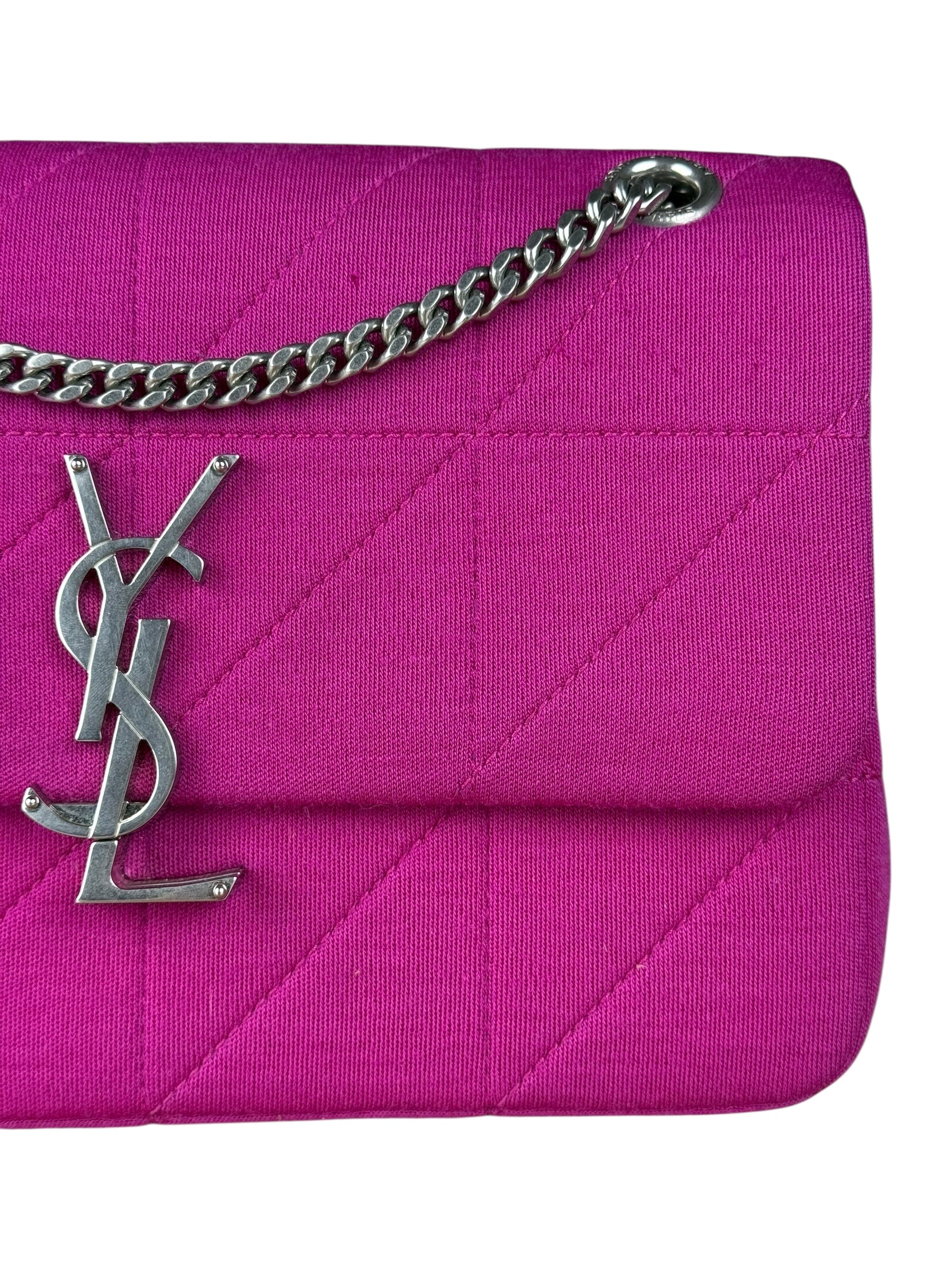 Yves Saint Laurent Pink Jersey Jamie Bag