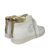 Valentino White Mabel High Top Sneaker