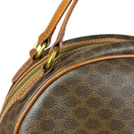 Celine Vintage Leather Macadam Dome Hand Bag