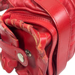 Chloe Red Leather Silverado Shoulder Bag