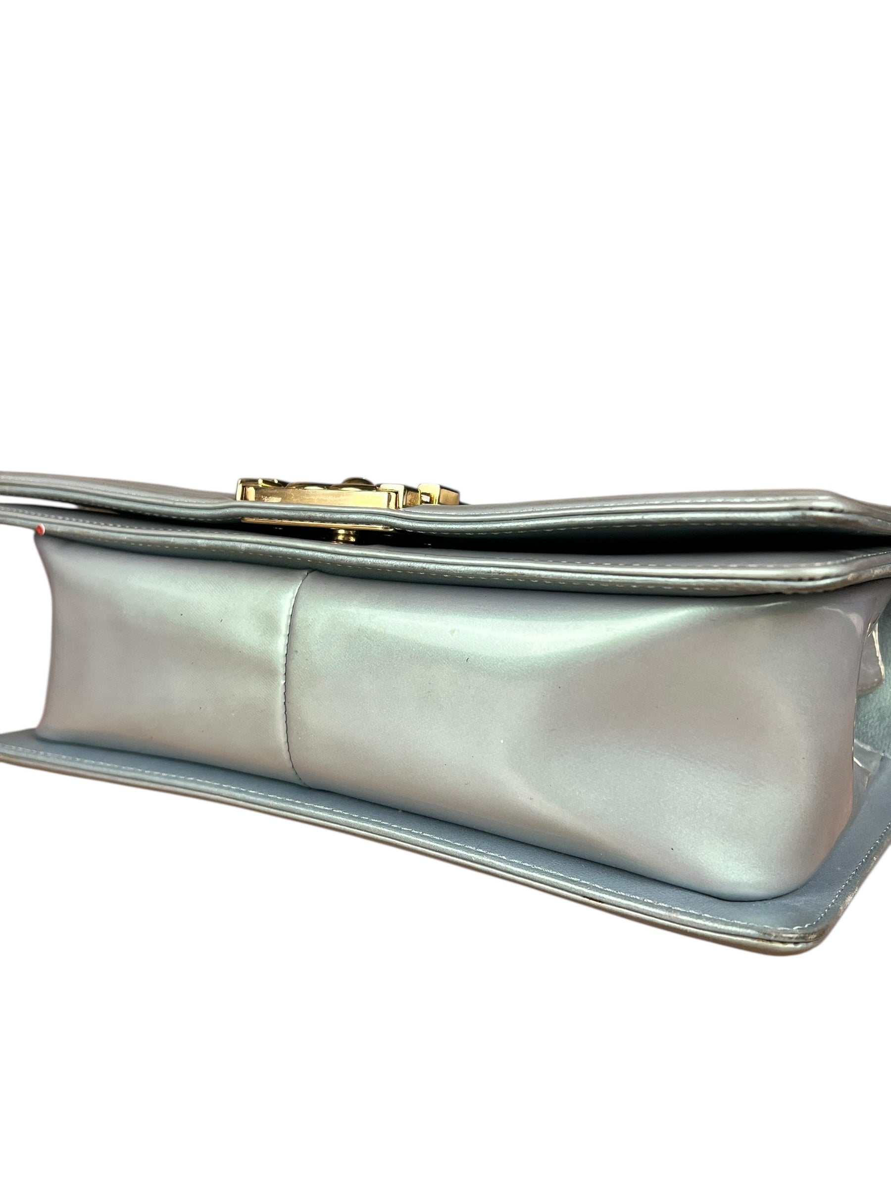 Chanel Medium Quilted Iridescent Boy Bag