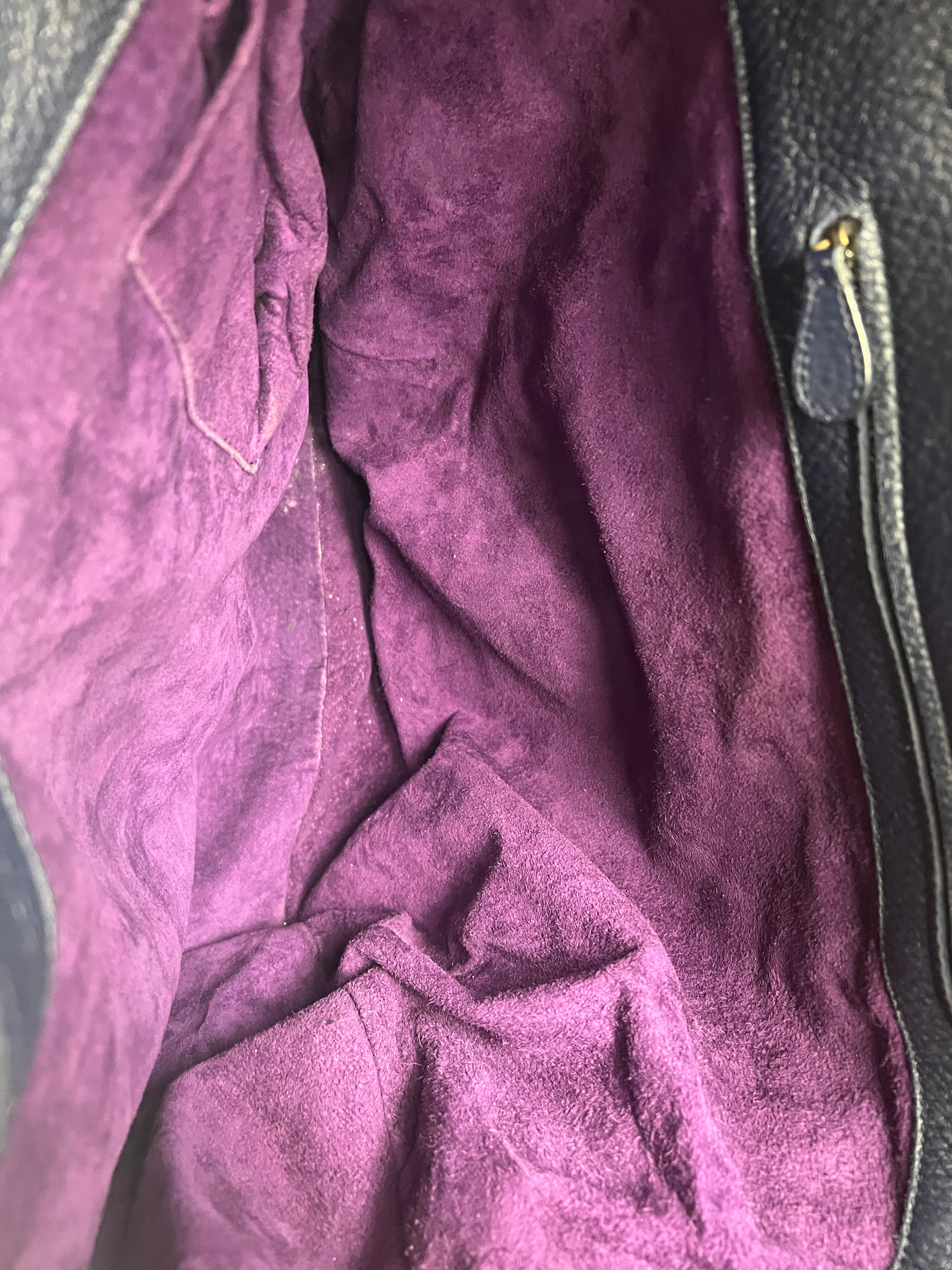 Bottega Veneta Blue Intrecciato Hobo Shoulder Bag