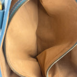 Celine Baby Blue Suede Leather Trip Boogie Handbag