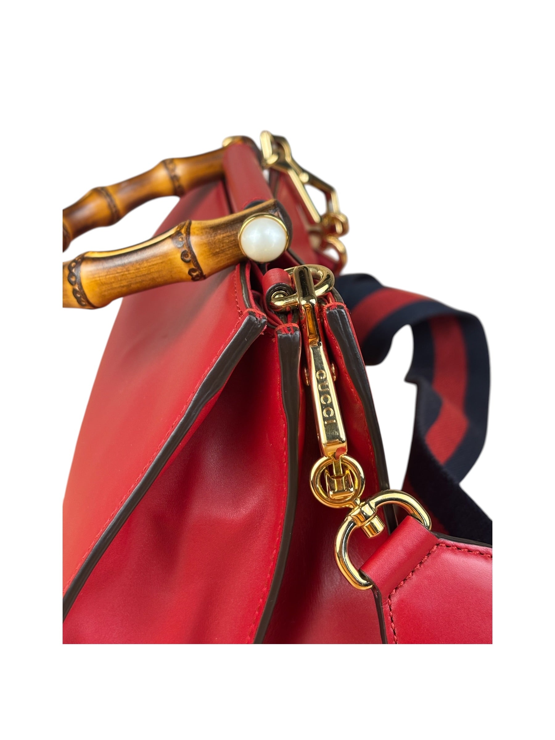 Gucci Bamboo Nymphaea Mini Bag