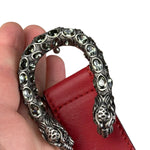 Gucci Dionysus Red Leather Belt