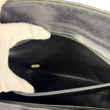 Chanel Vintage Black/White Leather CC Chain Tote '89-'91