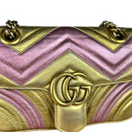 Gucci GG Metallic Marmont S Flap Bag