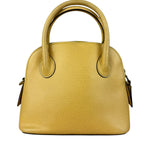 Celine Yellow Leather Dome 2Way Handbag