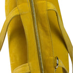 Fendi Yellow Leather Shoulder Bag
