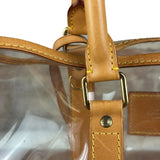 Louis Vuitton Limited Edition Transparent Vinyl Ambre Cabas Tote Bag GM